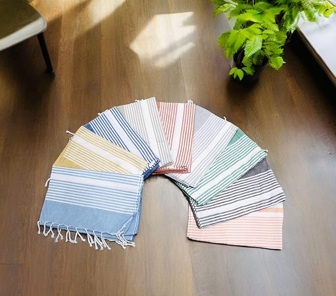 Beach Towel – 100% Cotton Turkish Fouta (90 × 170 cm)