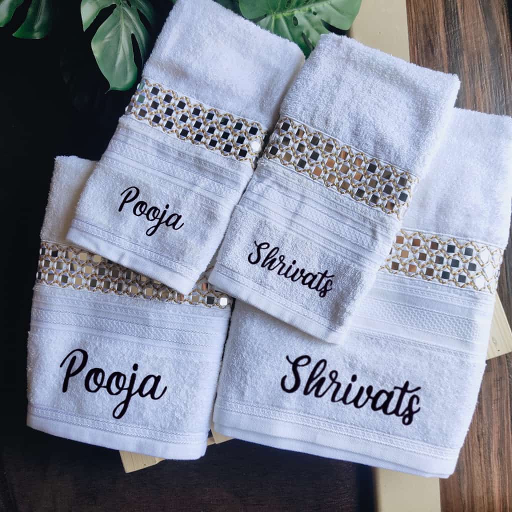 WEDDING TOWEL SET