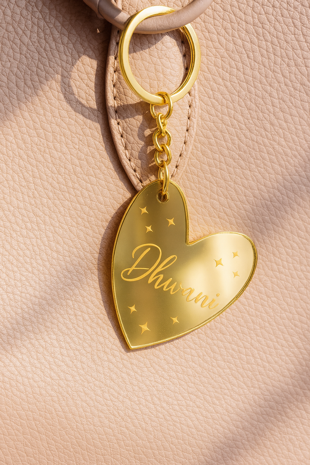 Personalised Heart Keychain