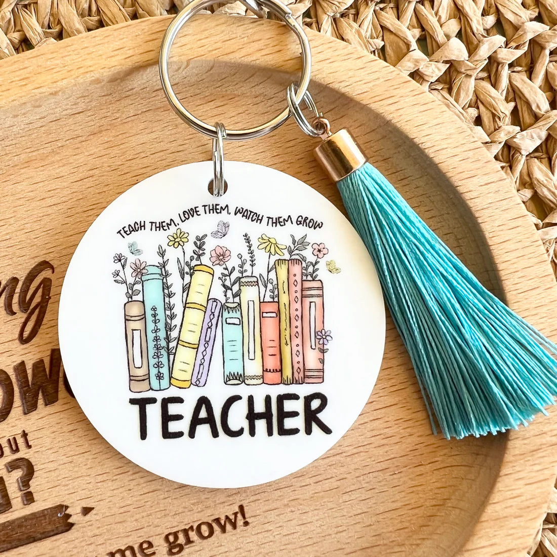 Personalised Acrylic Teachers Appreciation Key ring | Gifts for Teachers / Mentor/ Guru