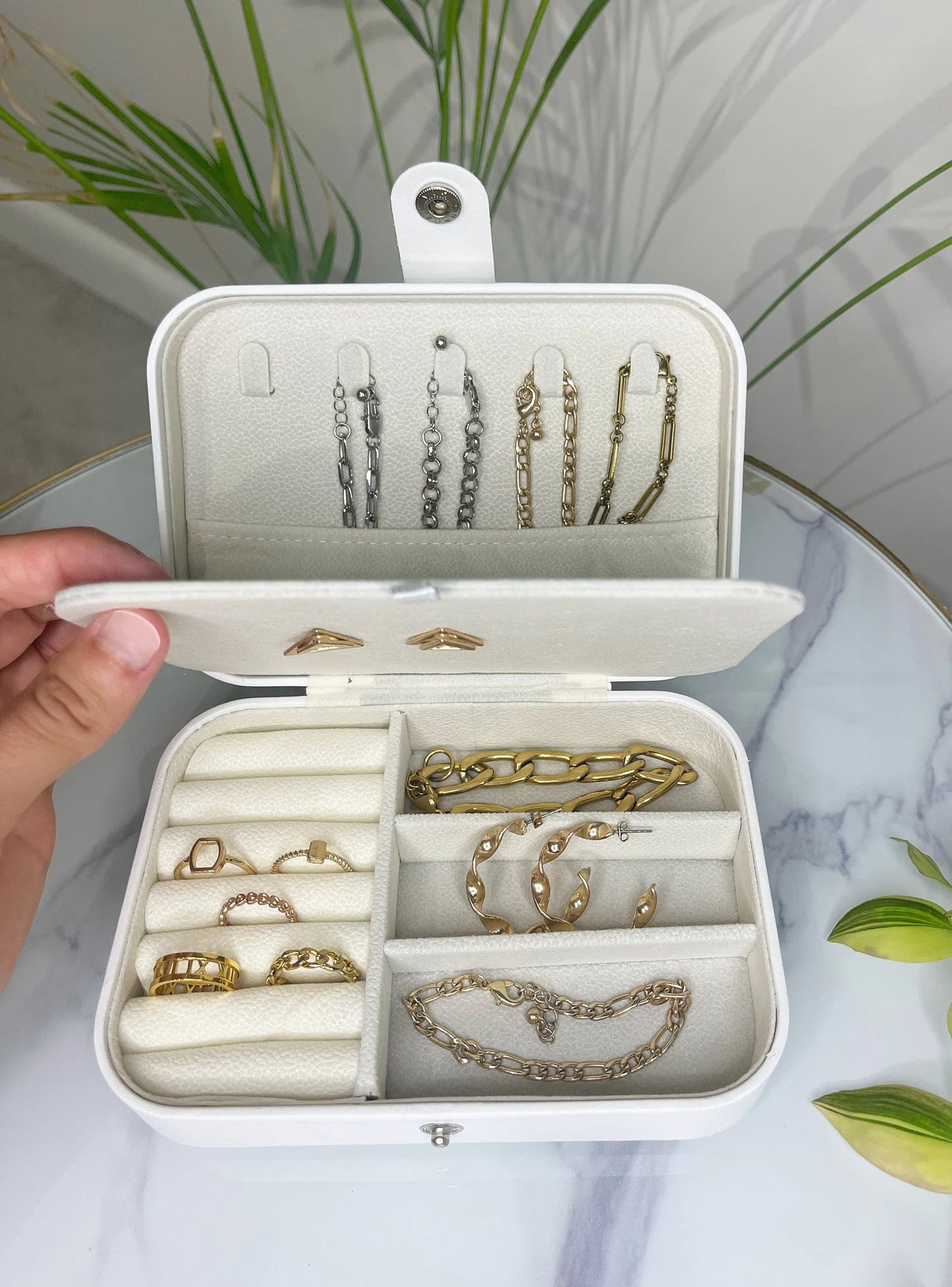 Personalized Rectangle Jewellery Organiser Box | 6.3 x 4.5 Inch