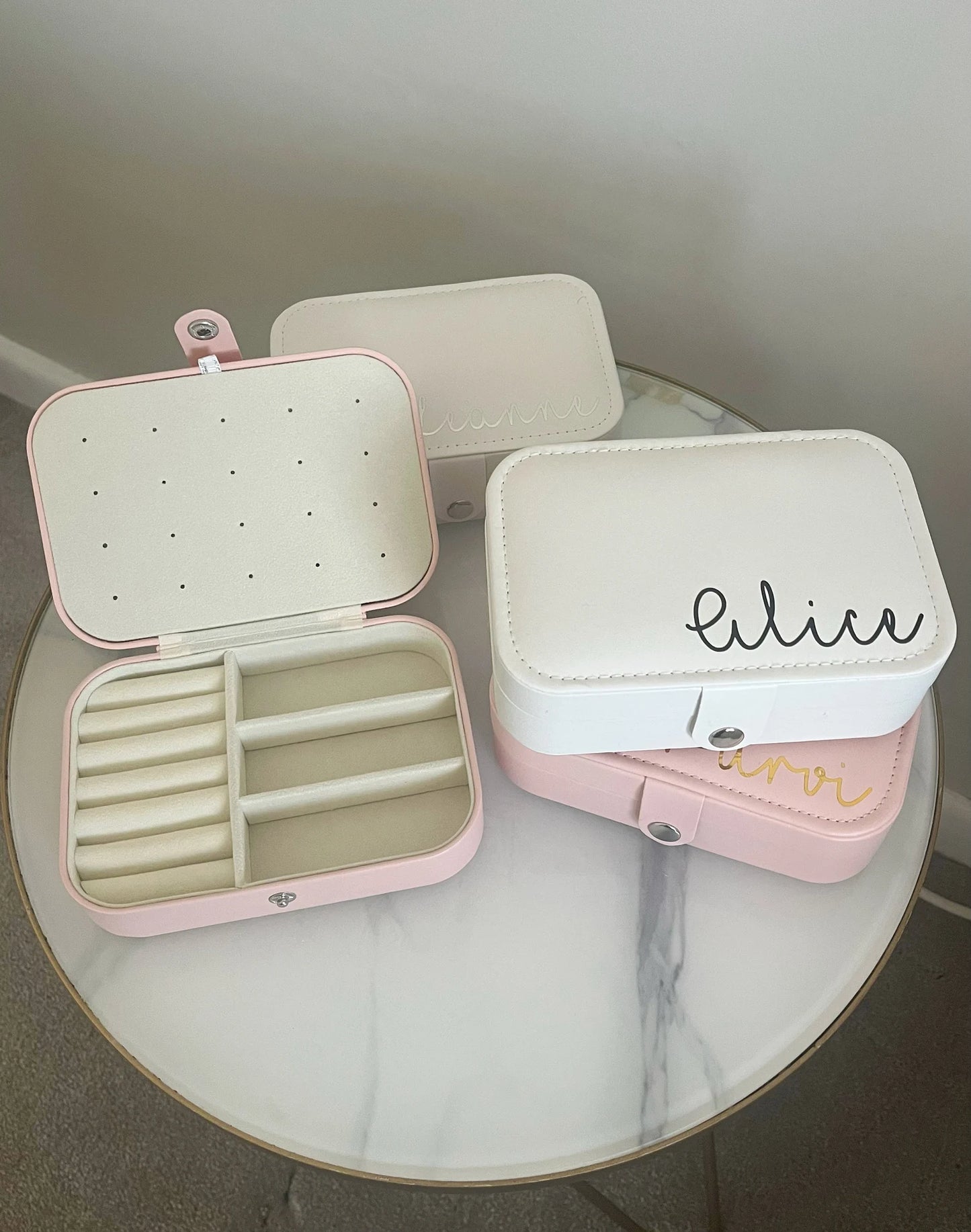 Personalized Rectangle Jewellery Organiser Box | 6.3 x 4.5 Inch