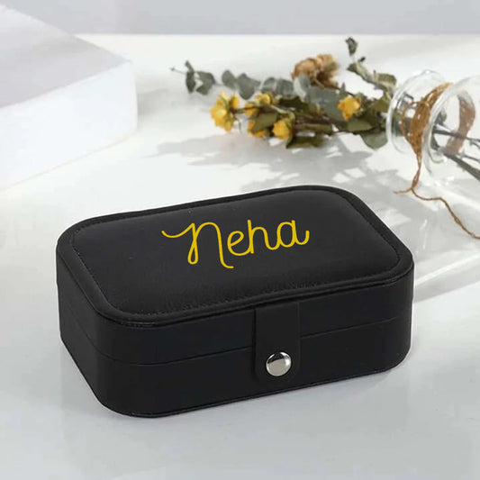 Personalised Minimo jewellery Box Organizer for Travel Storage Case for Rings Earrings and Pendants