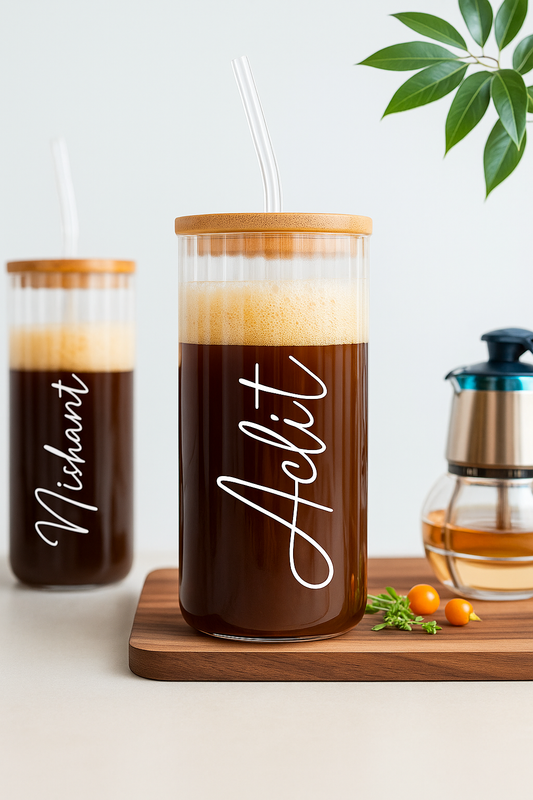 Ribbed Glass Tumbler (350ml)