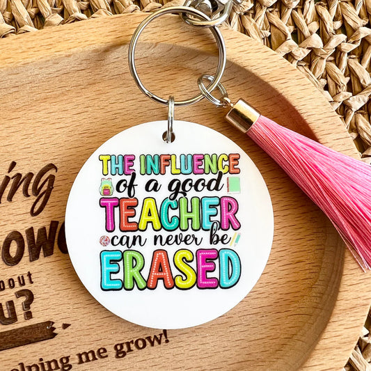 Personalised Acrylic Teachers Appreciation Key ring | Gifts for Teachers / Mentor/ Guru