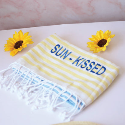 Beach Towel – 100% Cotton Turkish Fouta (90 × 170 cm)